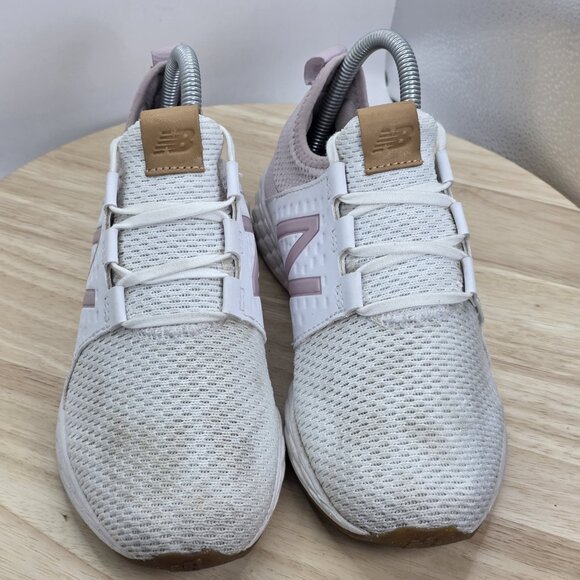 Womens Size 7 - New Balance Fresh Foam Cruz V1 Shoes Running White WCRZRMWS - Picture 4 of 9